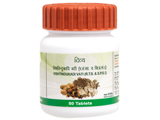Divya Pharmacy, VISHTINDUKADI VATI, 80 Tablet, Useful In Nervous System